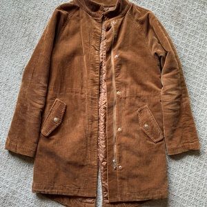 Unisex Corduroy Parka Jacket